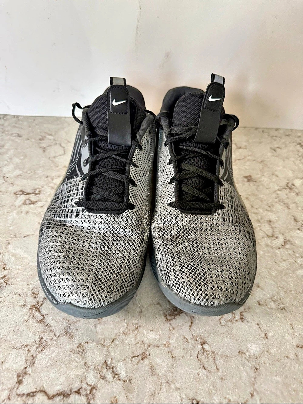 Nike Gray & Black Athletic Shoes